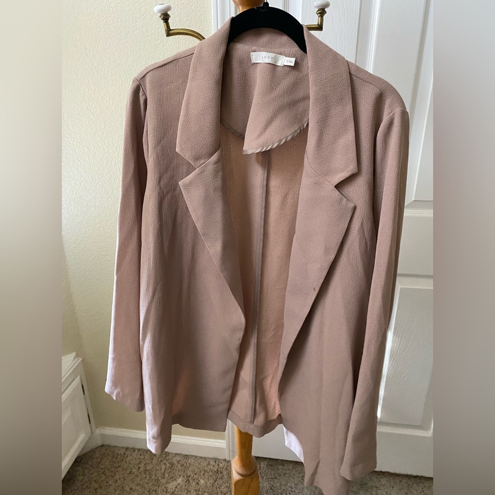 Blush blazer. Brand Lush